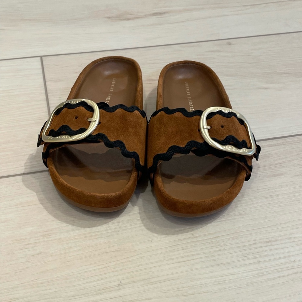 BRAND NEW LOEFFLER RANDALL SANDALS - Picture 2 of 4